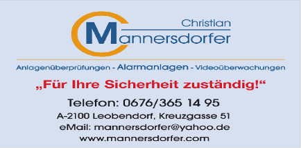 Christian Mannersdorfer – Ihr Partner für Alarmanlagen